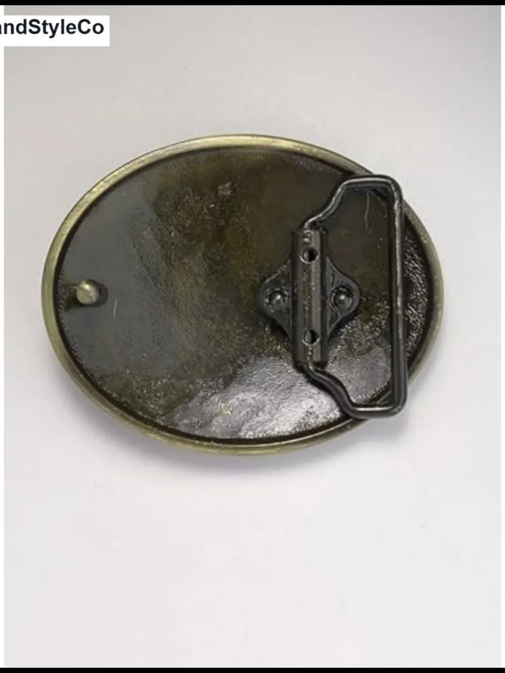 Western Cowboy Turquoise Belt Buckle - Vintage Style Men's Accessory